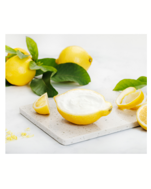 Zesty Lemon Hand-Made Sorbet in Natural Fruit Shell